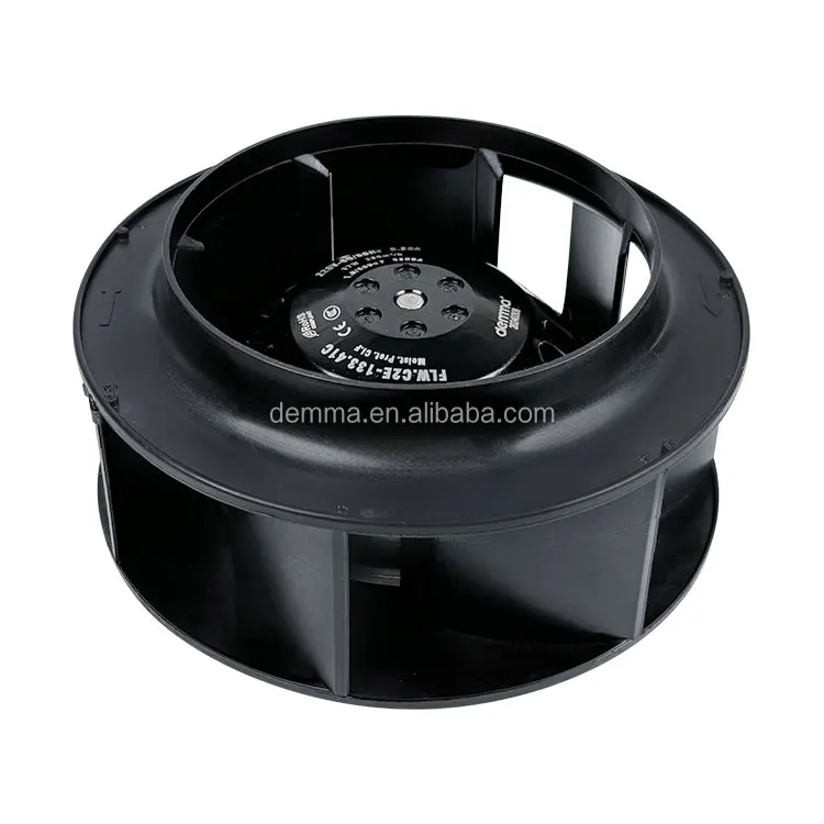 C2E-190.46A 8 Inch BLDC Backward Curved Centrifugal Cooling Fan 318CFM (540m³/h) for Telecom Cabinet Energy Storage