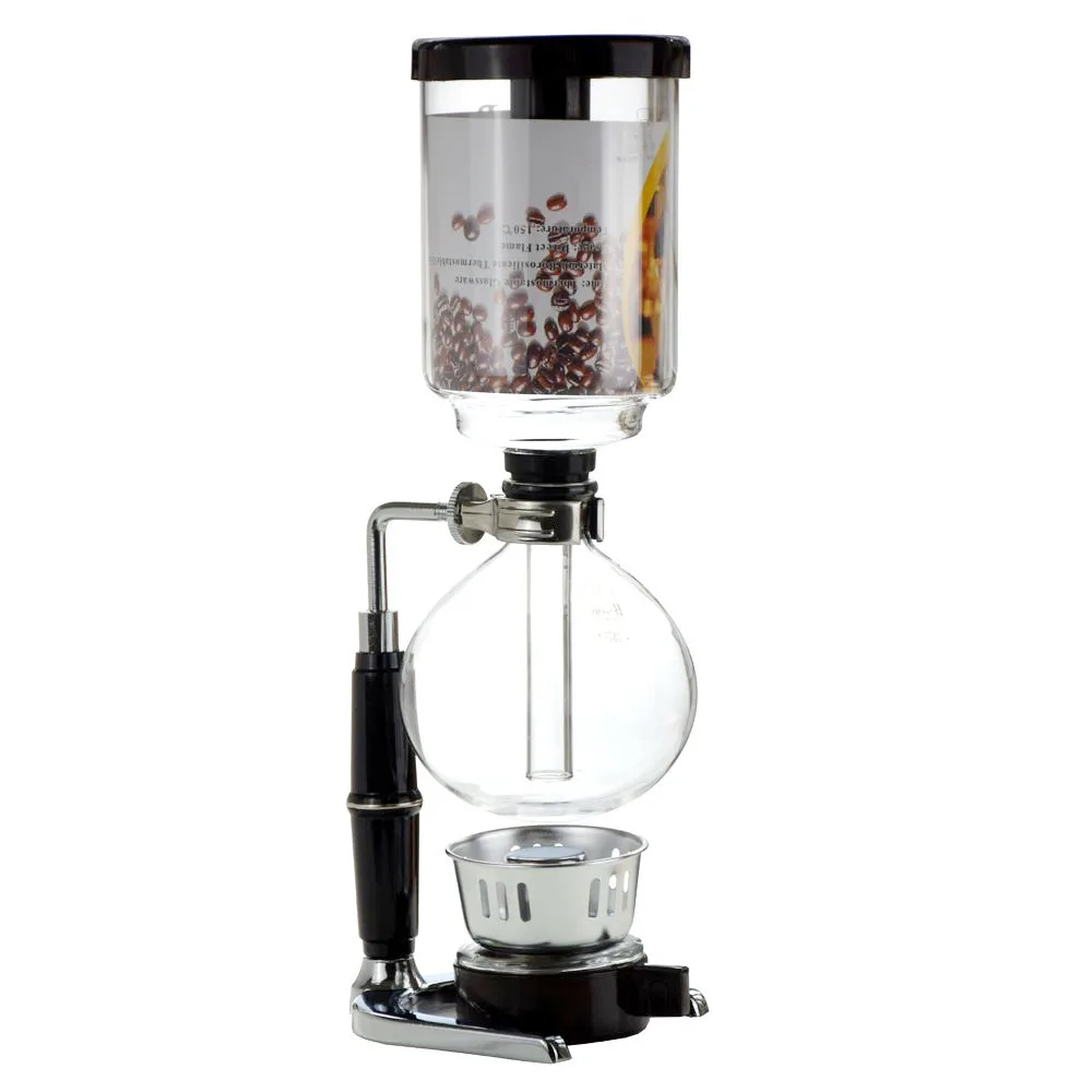 Glass Tabletop Siphon (Syphon) Gravity Coffee Maker with Alcohol