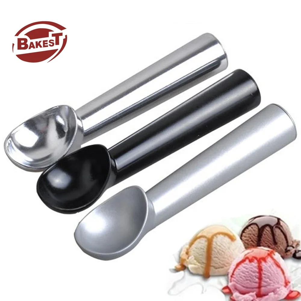 Hot Sales Scoop Nonstick Anti-Freeze Ice Cream Scooper One Piece Aluminum Design Food Safety Ice Cream Scoop