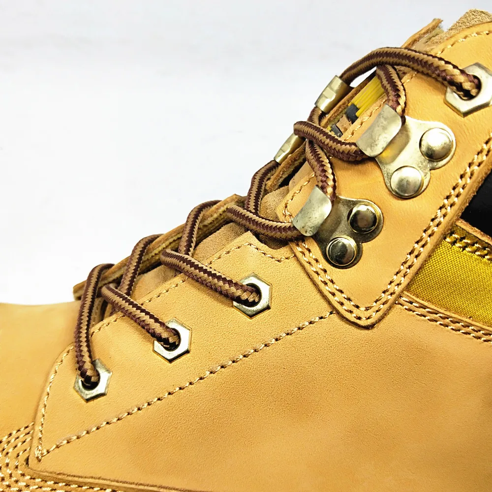 Zapatos de seguridad con punta de acero amarillo para mujer Botas