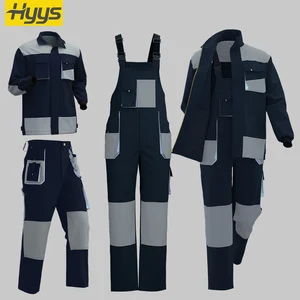 Construction Worker Bib Pants Custom Work Clothes Marine Electrical Mechanical Engineer Uniform Workwear