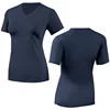 Navy Blue Yoga Running T Shirt Tops