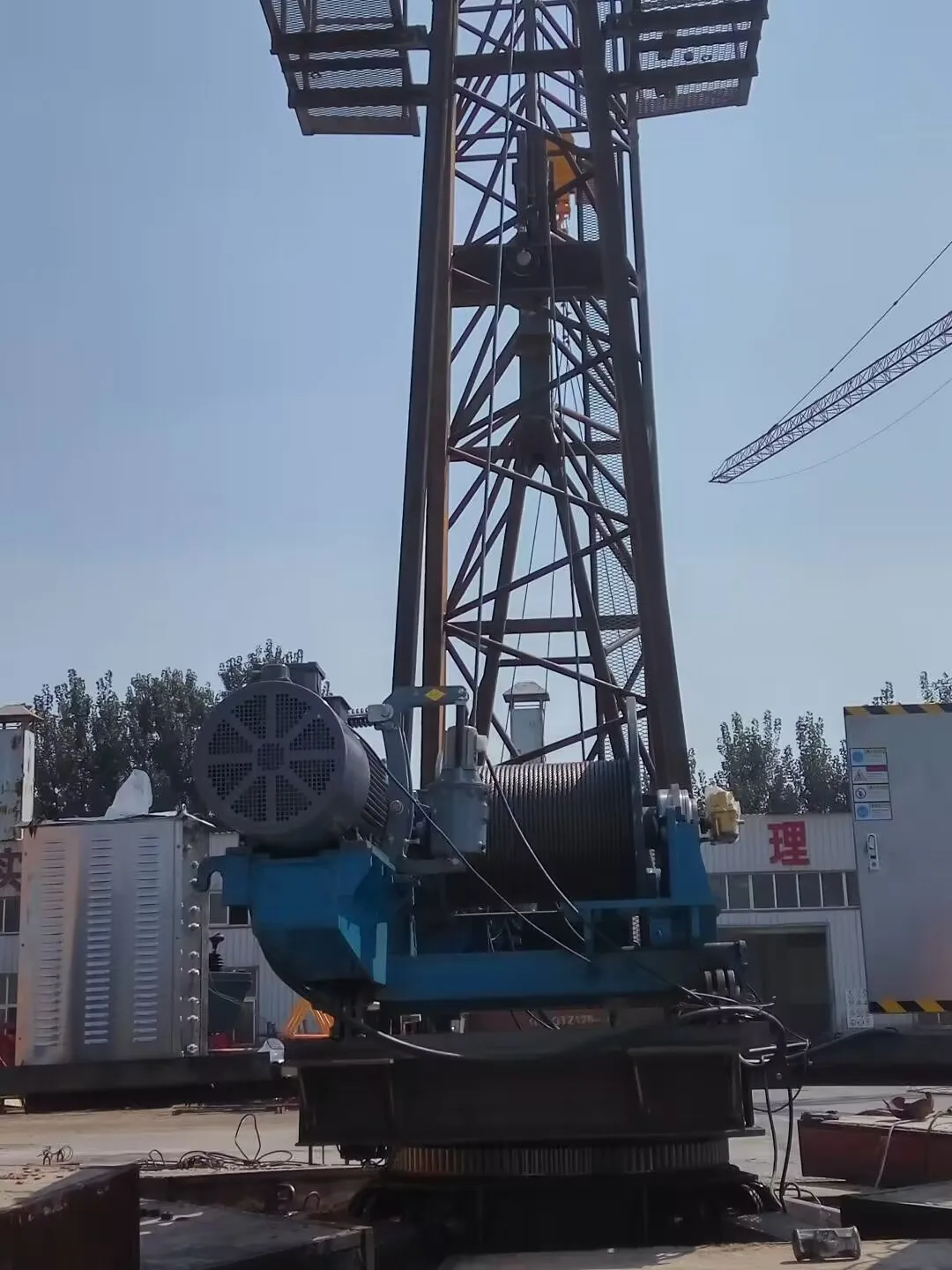 WD60 6t Derrick Roof Crane with 30m Boom Length