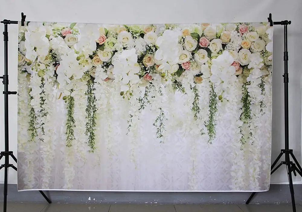 Фотостудия Nicro 7*5 футов Современная Цветочная тема украшение для дня рождения настенное фон свадебные принадлежности