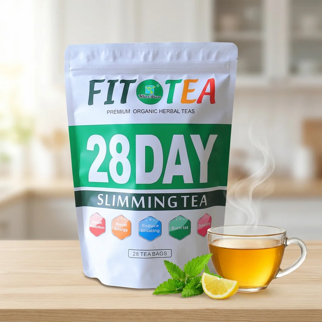 28 Day Fit Tea Natural Herbal Detox Tea Support Healthy Weight Management Cleanse Body Boost Metabolism Slimming Tea