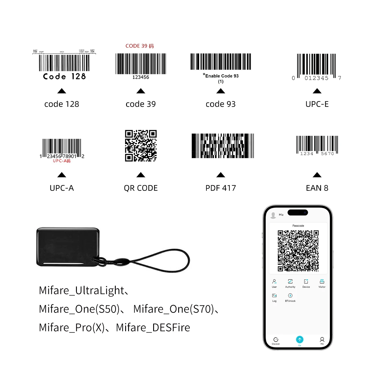Feocey FC8420 Embedded IP54 Waterproof Kiosk Barcode Scanner Vending Machine USB QR Code Reader High Visibility Easy-to-Use