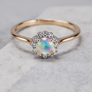 Custom 925 Sterling Silver Lab Diamond Eternity Band Half Circle Ring for Women Demi Fine Jewelry Minimalist Design