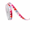 Blanco - Corazones Multicolor (Densos) - 1cm*10 Yardas
