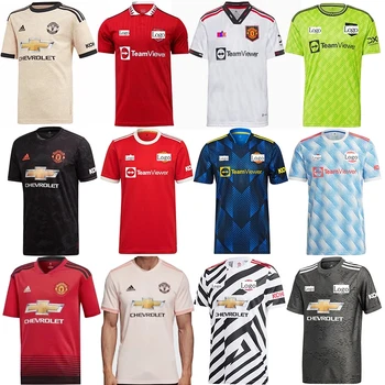 United 2020-2021 Vintage jersey Retro soccer wear ManchesterS football jersey quick dry breathable Club soccer jersey