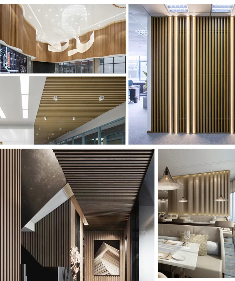 product melinco easy install outdoor indoor wpc square tube 50mm ceiling tile wholesale pvc ceiling panels for sale-10