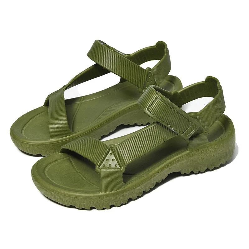New Arrival Men's EVA Slide Slippers Light Weight Custom Logo Sandals Prevent Slippery Design Latest Wholesale New Design