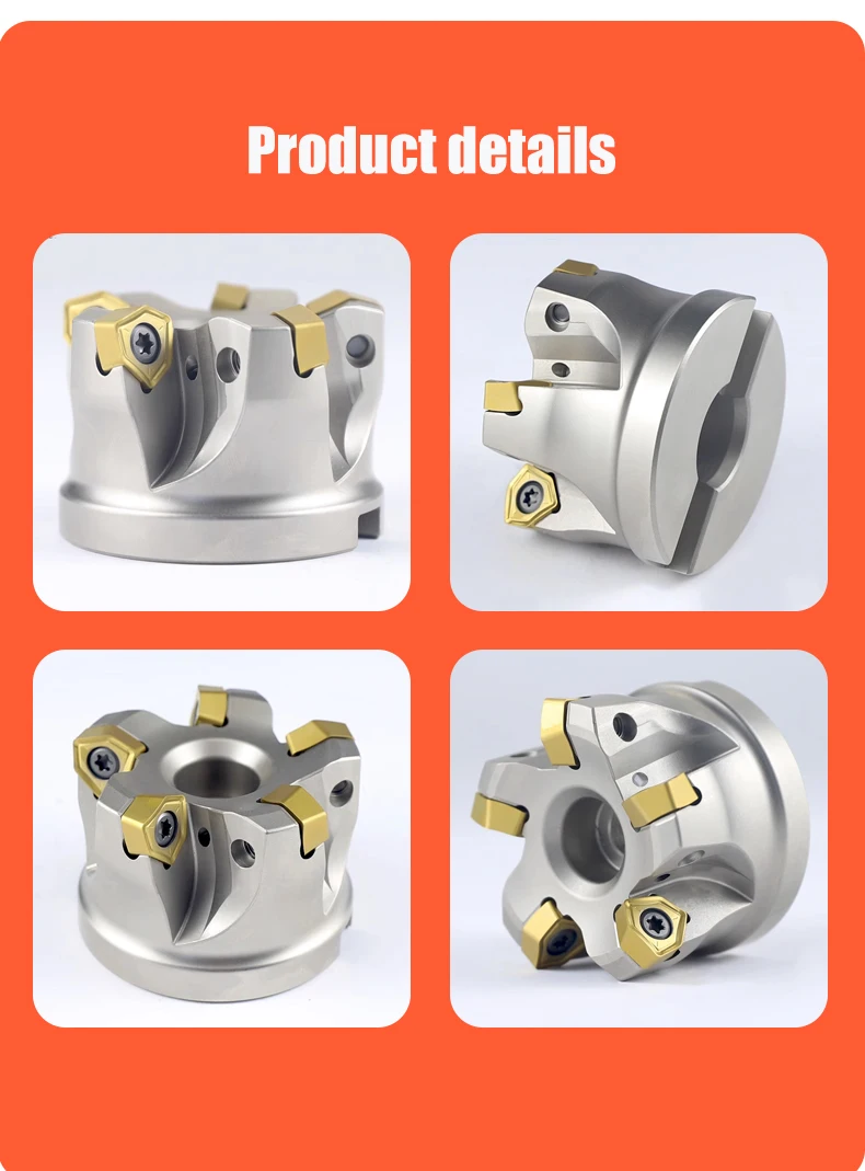 High Feed Milling Cutter Disc Xk04 Series For Cnc Milling Machine With