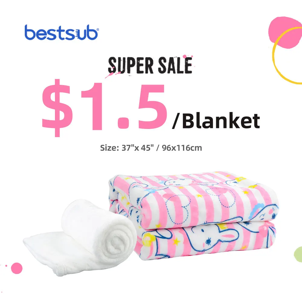 Sublimation Baby Blankets Sublimation Blank Blanket Wholesale Blanket selling Winter Bla