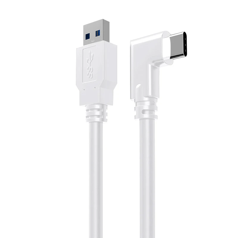 Laudtec Cable de Datos VR con Conector USB-C USB3.2 Tipo-C Cable de 5M de Largo Velocidad de Conexión Carga Rápida para Oculus Quest 1/2 Yxj32