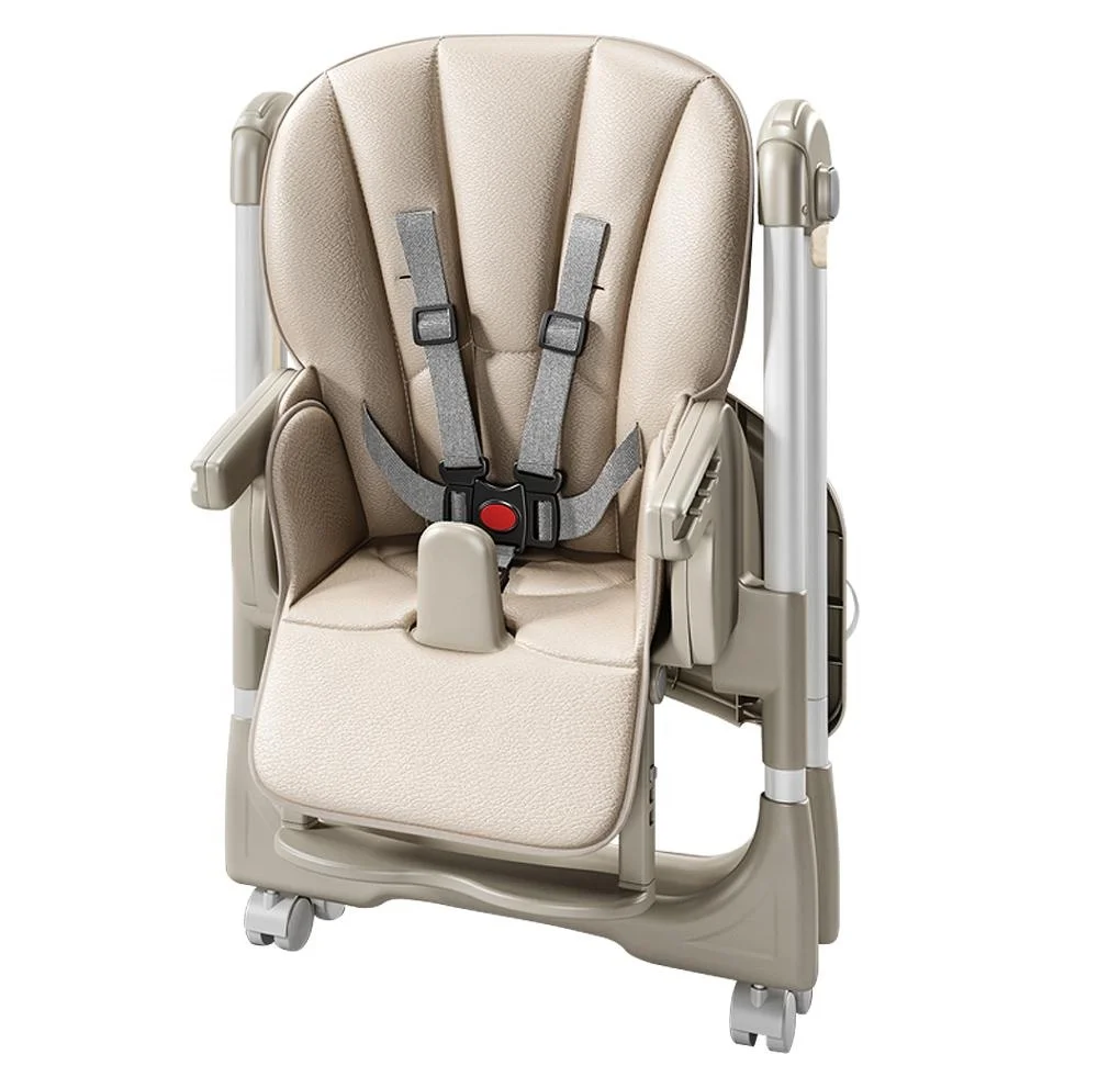 
Новая модель 2019 от китайского производителя, портативный складной детский пластиковый высокий обеденный стул для кормления для дома 