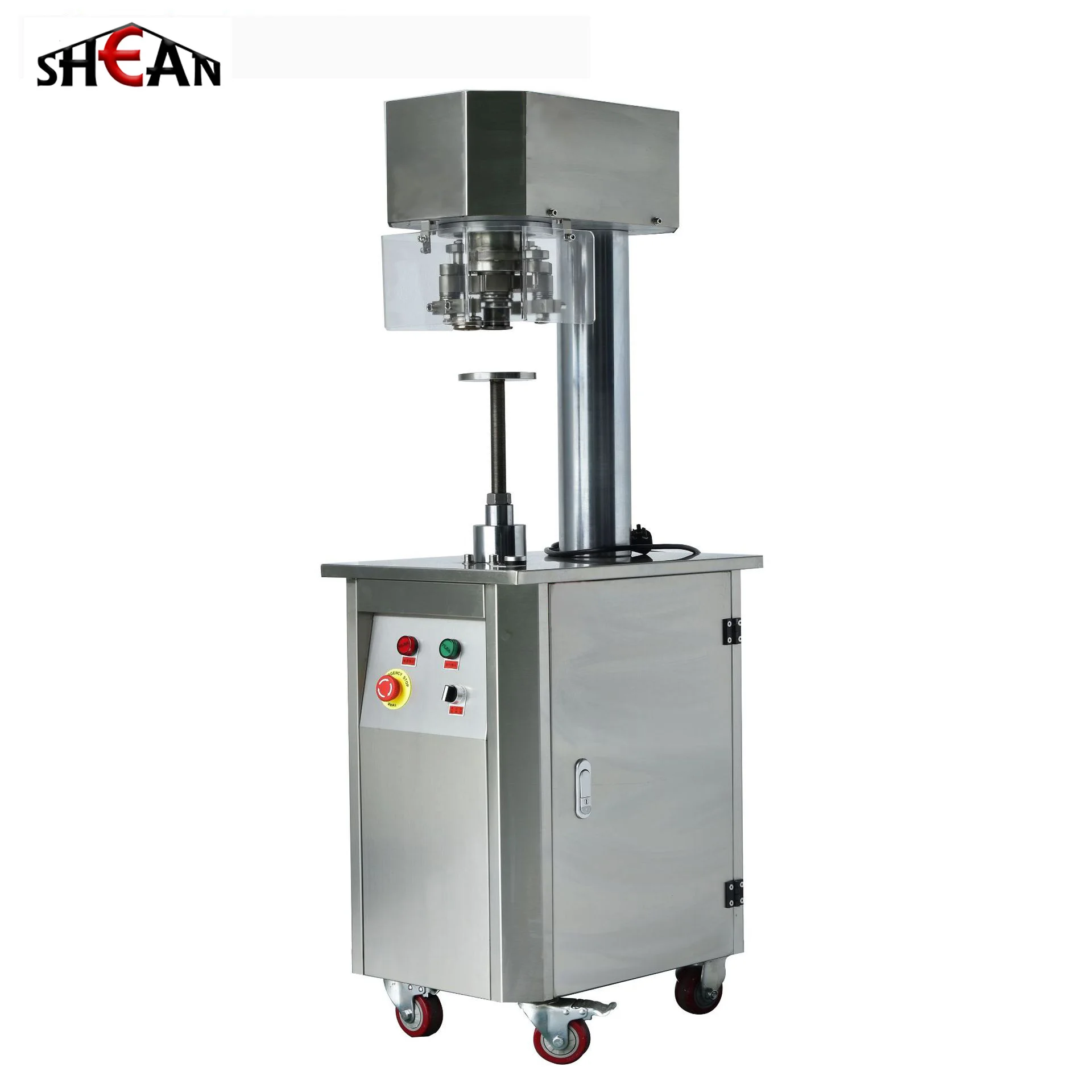 Semi Automatic Stainless Steel Beverage Drink Beer Tin Can Sealing Machine Canning Seamer / Can Sealer - Image 2