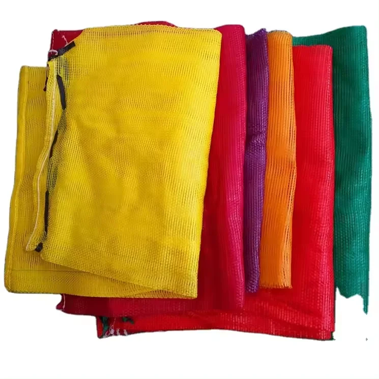 Hot sale  PP Leno onion mesh bag and PE potato raschel mesh sacks  for Vegetable & Fruits Packing Bags