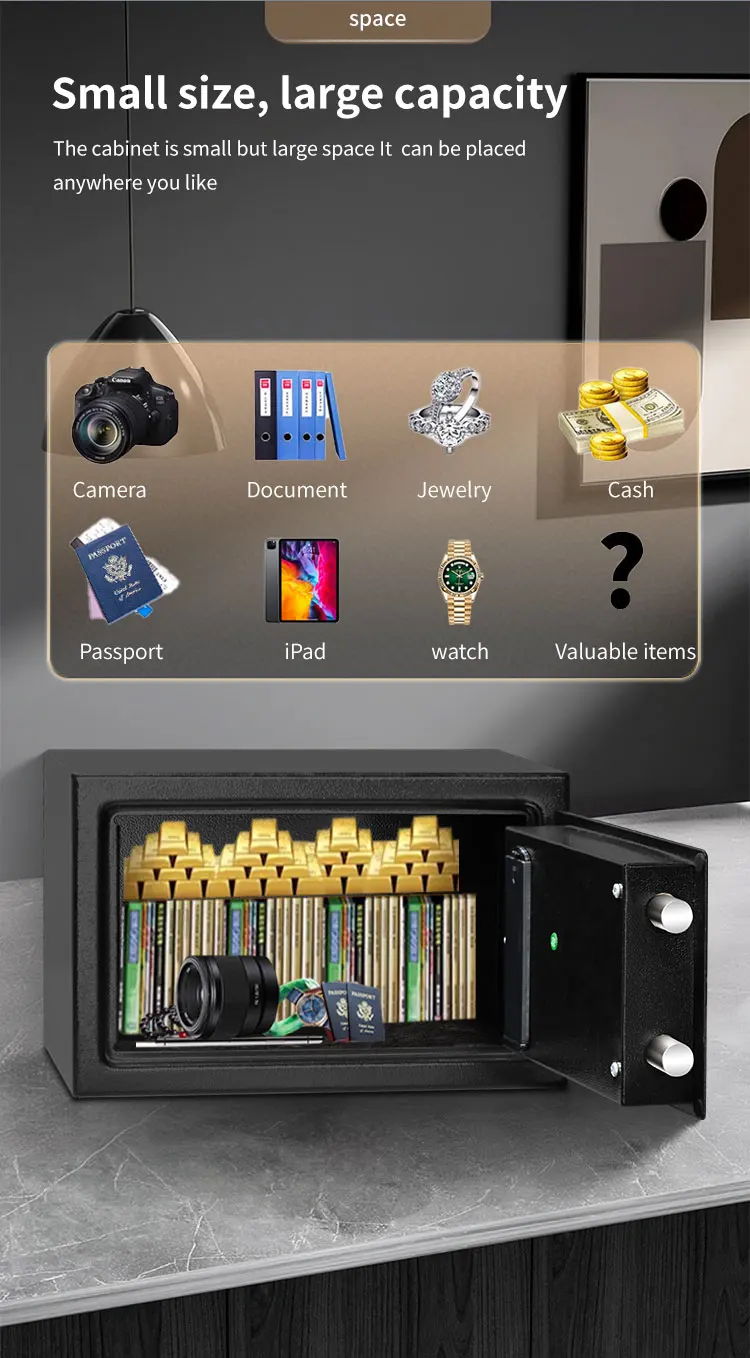 CEQSAFE High Security Mini Safe Box With Digital Keypad for Hotel Room factory