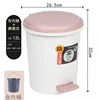 12L brown foot-operated portable inner bucket