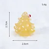 Albero di Natale con Cappello di Babbo Natale Arancione Luminoso