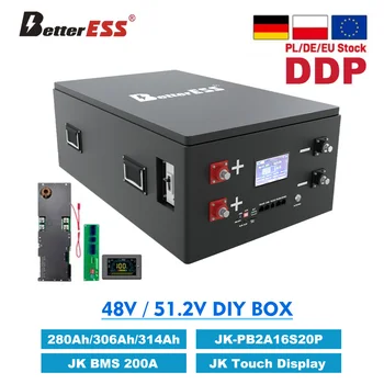 Poland Stock-4nrgy 16S 51.2V 280-314Ah DIY Battery Case With 200A Breaker+PCB Boardr+All Accessories Assembly Complete