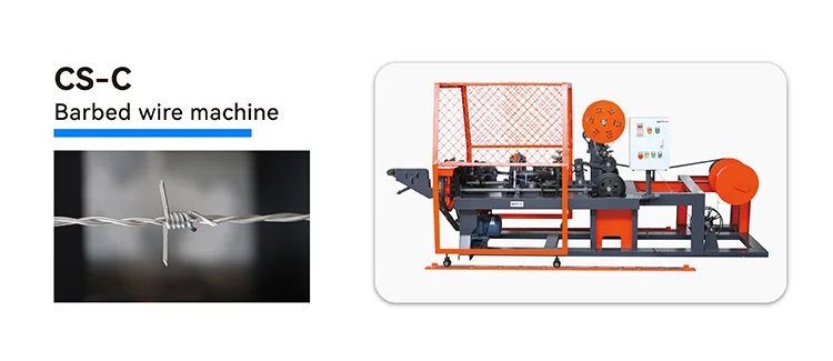 Automatic high speed double twisted/single barbed wire making machine with factory price