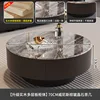 [Solid wood cabinet]Venice brown glass crystal70cm(Single draw)