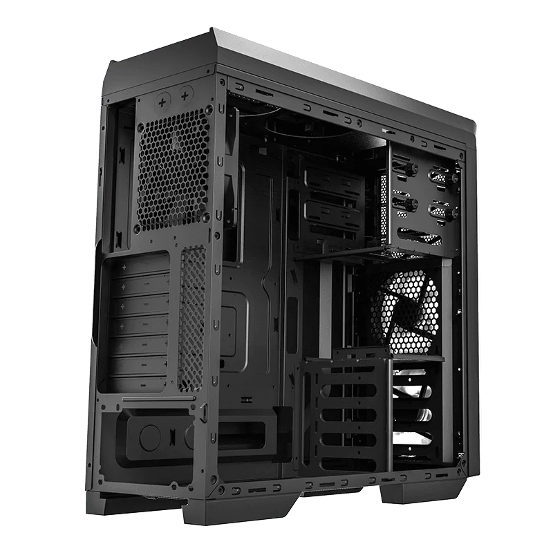 GAMEMAX G501X ATXゲーミングPCケース ミディタワー 黒 スチール製