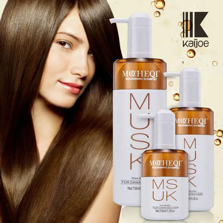 MOCHEQI Herbal Organic Nourishing Smoothing Cream Anti-Dandruff Shampoo & Conditioner Private Label Hair Care Set for Curly Hair
