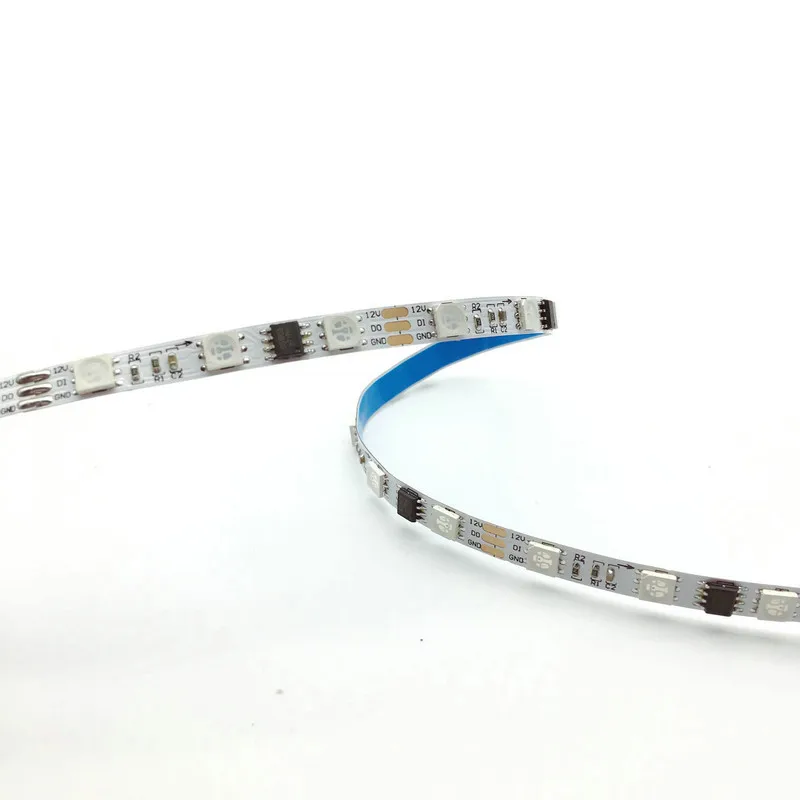 GS1903 Ws2812B Ws2811 5050 RGB 60leds 5mm 6mm Led Strip Light Pixel Flex Light Strip Addressable Ledstrip 12V 5V 5m Strip Light