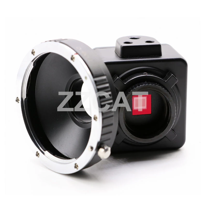 Microscope C Mount DSLR Camera Lens Adapter for Canon EOS EF Nikon F-mount