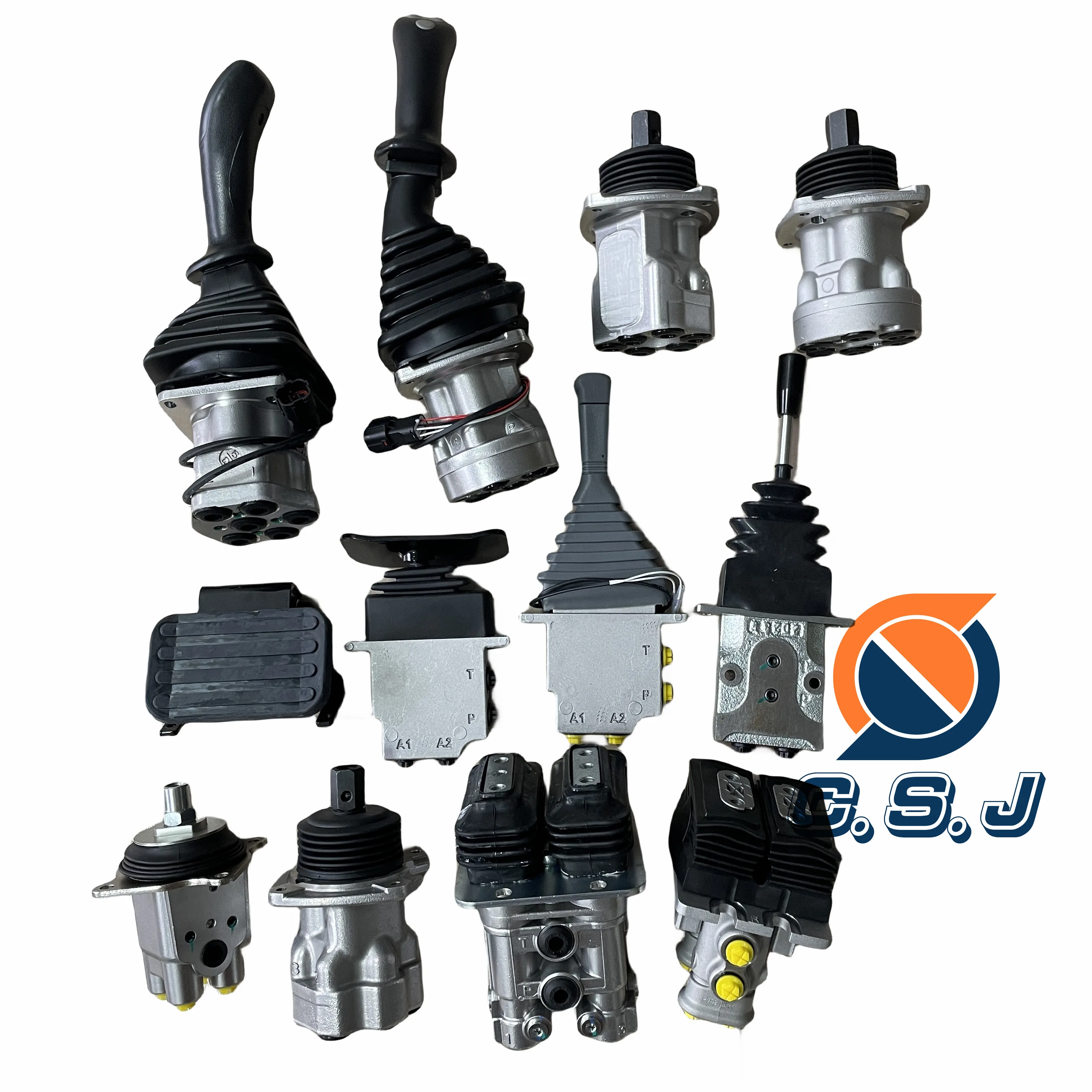 Factory Controller Joystick Control Operation Handle Brake Pedal Pilot Valve for CAT Doosan Hyundai Komatsu Kobelco Kawasaki