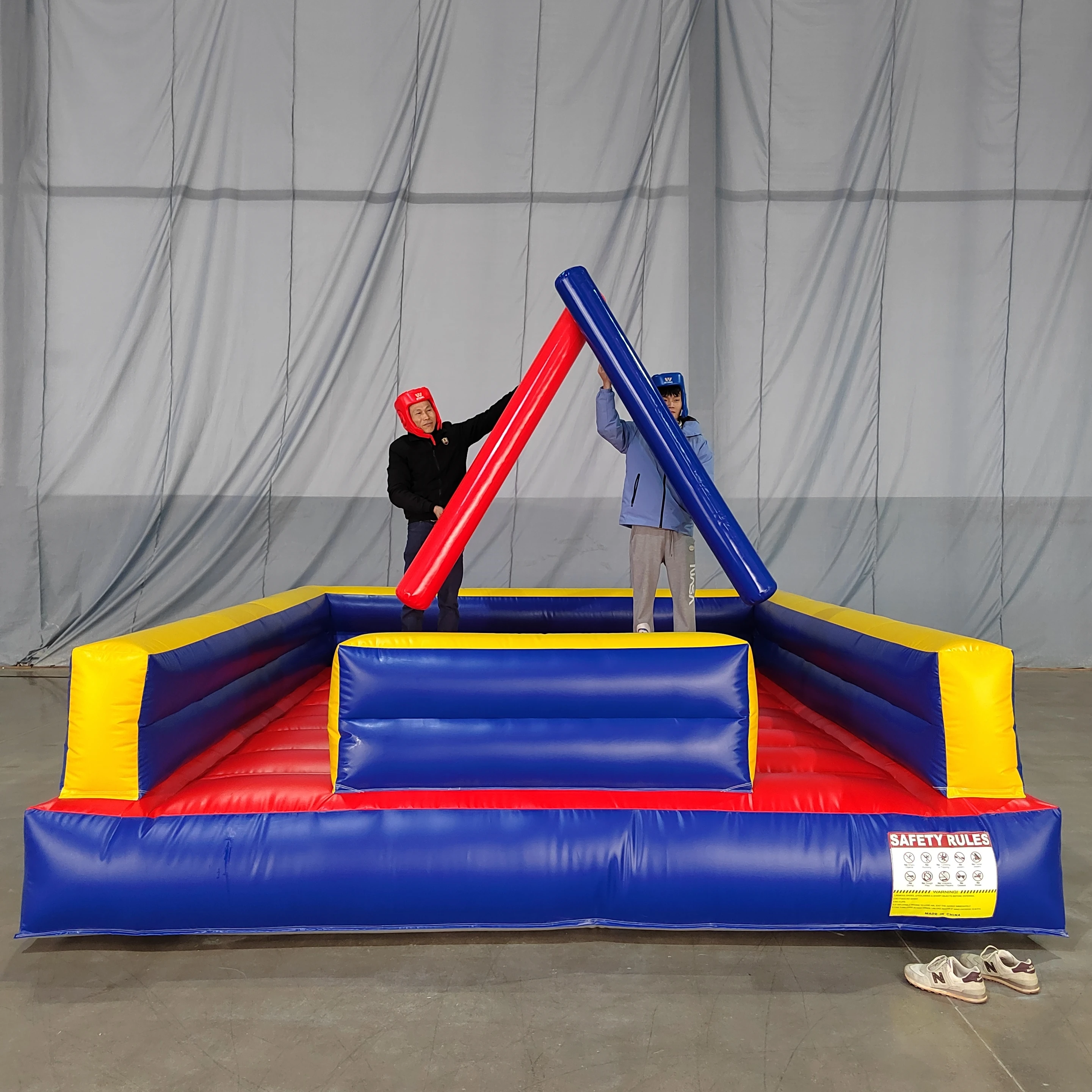 Inflatable Jousting Set for Backyard Parties and Outdoor Fun for Kids and Adults
