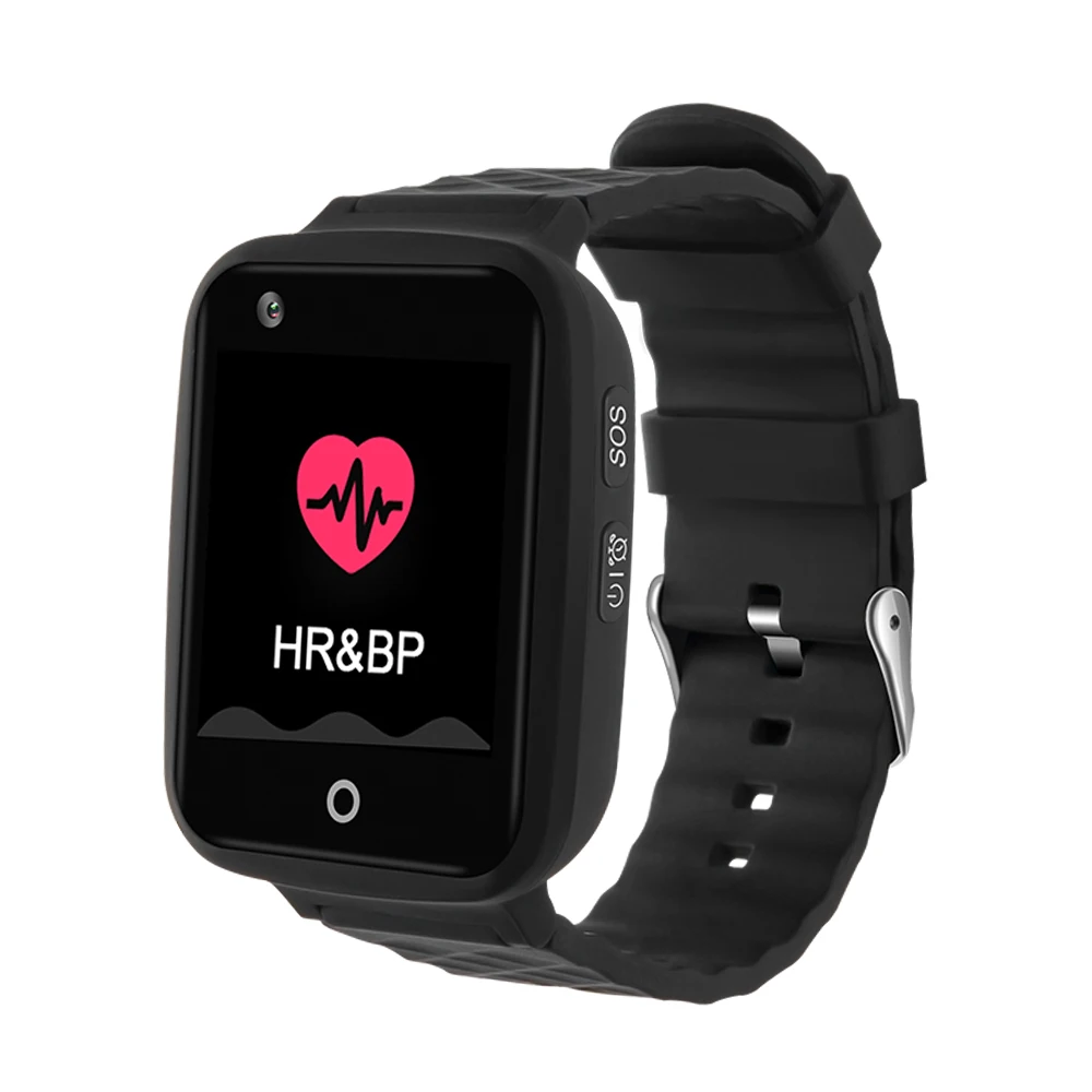 Reloj inteligente 4G para personas mayores, dispositivo con alarma, GPS,  LBS, wifi, detección de caída, frecuencia cardíaca, SOS, V46