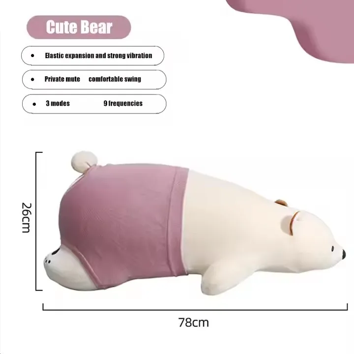 Electric Plush Toy Masturbation Dildo Remote Control 100  