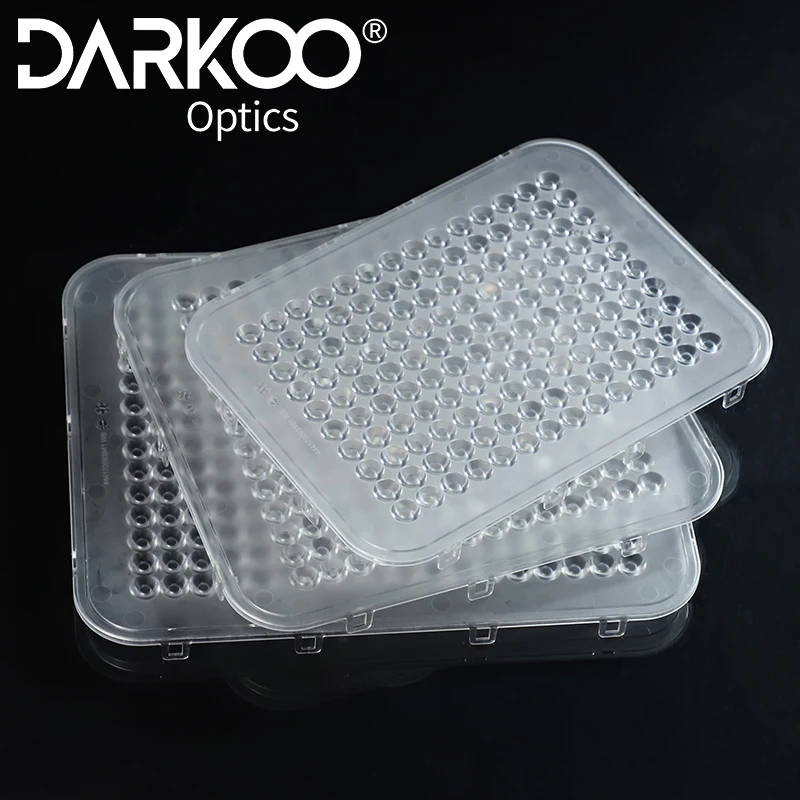 LED Lenses Convex Reflector Optical 60 90 Degree Diffusing Lens for 400W 500W UFO LED High Bay Lights