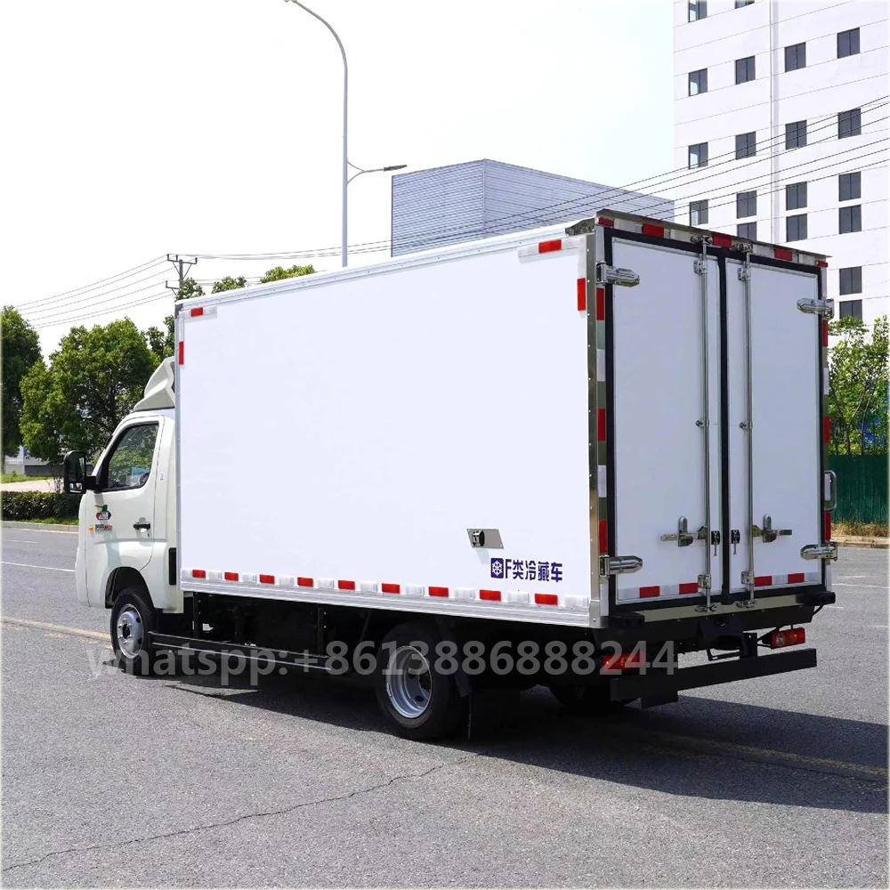 Factory Low Price FOTON  M2  Mini  Van Refrigerator Truck   Cold Storage Car     Reefer Truck