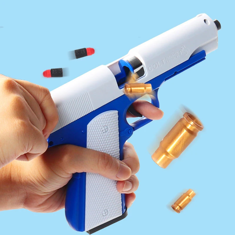 Игрушечный пистолет LONGXI M1911 пуля с мягкой пулей