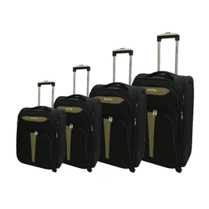 Wholesale Luxury Fabric Nylon Cheap Waterproof Soft Trolley Travelers Luggage Sets Eva Suitcase