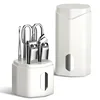 White 6-piece set (stainless steel)