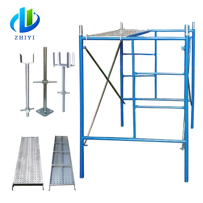 Building Construction Scaffold Material Tools Scaffoldings Ladder Scaffolding Items Parts Telescopic h Beam Jack Used Scaffoldin