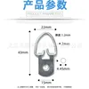 Ts-k009-709 thick thin large hanging ring