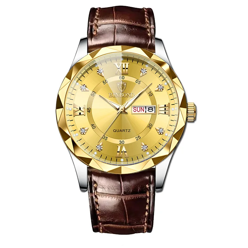 Binbond 2521 B2521 Model Luxury Sport Business Retro Korean Style Quartz Wristwatch Simp aperçu 28