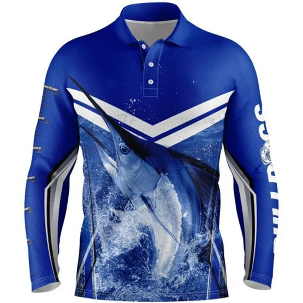 Custom Design Long Sleeve Fishing Shirt 
