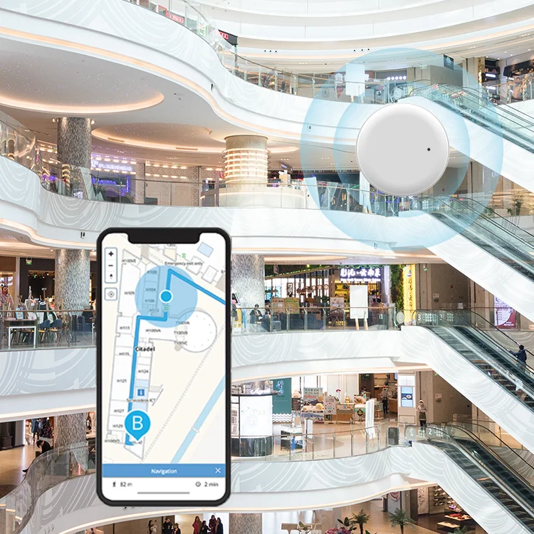 Minew IoT Localization Indoor Navigation Ble Ibeacon Long Battery Life bluetooth Beacon for Proximity Marketing