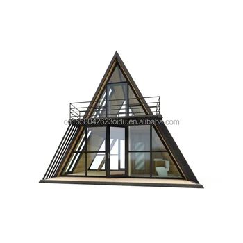 Resort Wooden Structure A Frame House Triangle Shape Wood House - Buy ...
