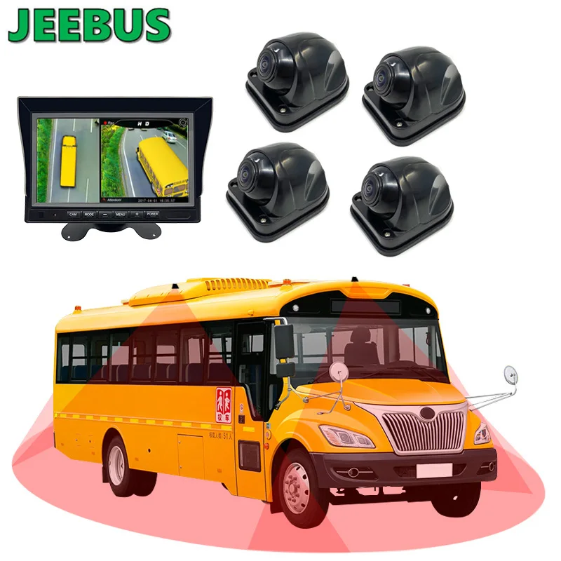 Factory Price 3D 360 Degree Car Camera Panoramic Bird View System for School Bus