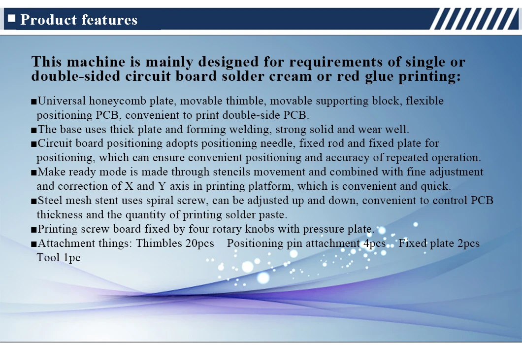 Zhengbang Durable High Precision Printer ZB3040H for single and double side circuit board screen printing