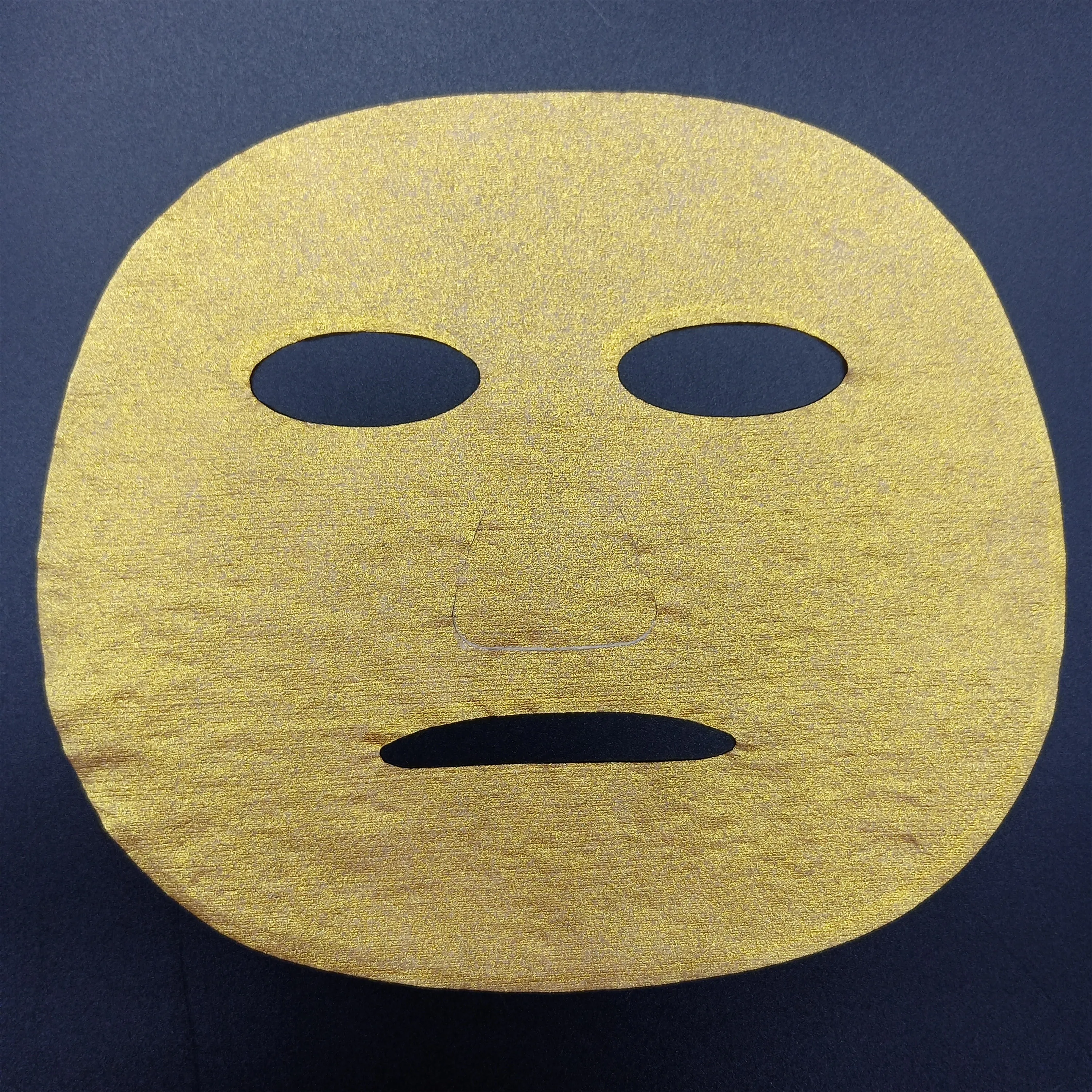 Маски для лица из чистого хлопка с золотым