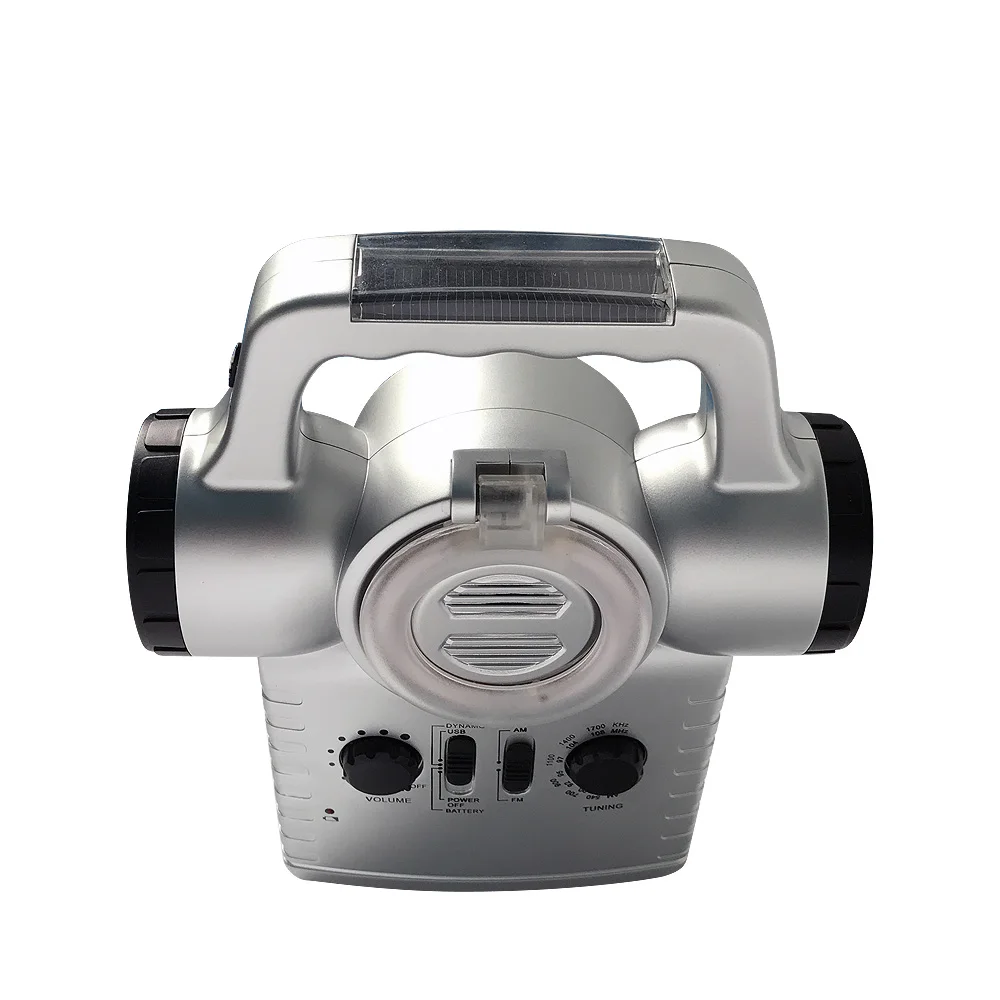 Японская маркировка, ручной фонарик на солнечных батареях, радио с зарядным устройством для сотового телефона, перезаряжаемое портативное радио со светодиодным индикатором